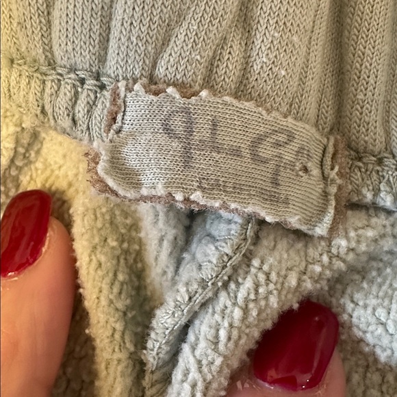 Brandy Melville/John Galt Sweatpants One Size Light Green Casual Lounge - Picture 2 of 3